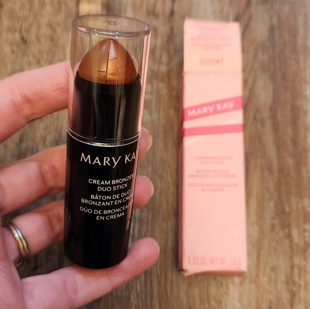 Mary Kay Cream Bronzer Duo Stick Bronze & Shimmer Skintillant